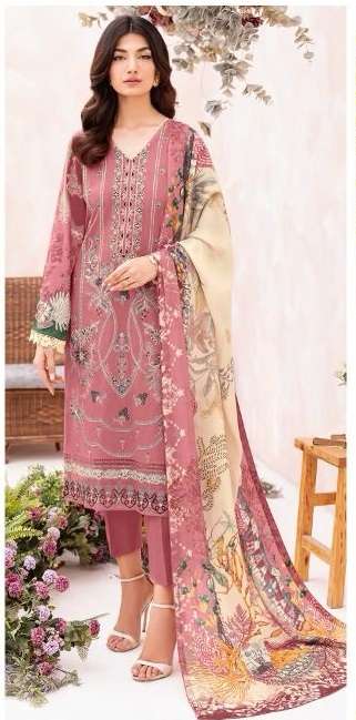  Cheveron lawn-10 Open pics by DEEPSY SUITS